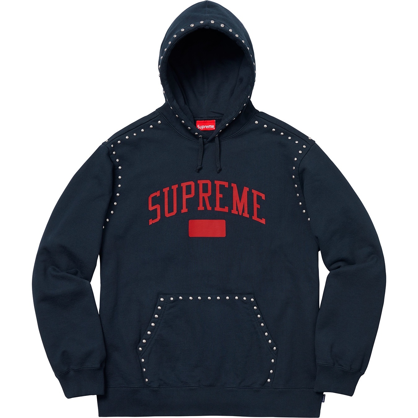 Studded Hooded Sweatshirt view 3